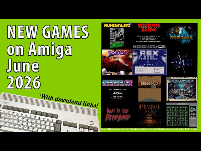 Nuevos juegos de Amiga de junio de 2026