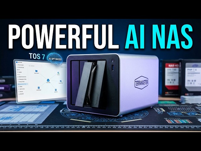 Terramaster F4-425 Pro NAS Complete Unboxing | Installing TOS 7 AI Operating System