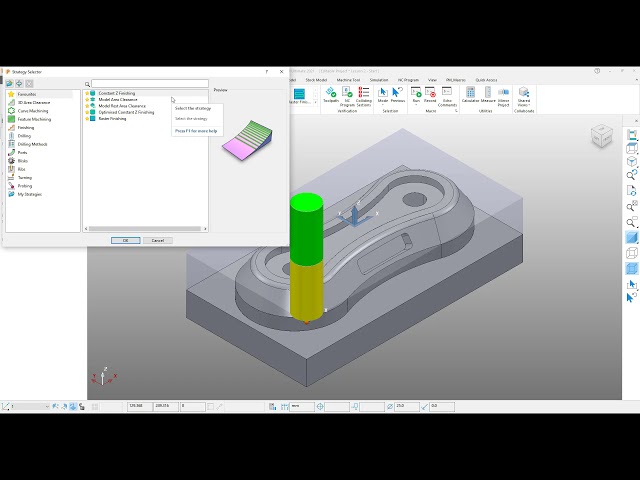 PowerMill Tutorial | Getting Started Guide |  Lesson 2: Tool creation, facing, simulation