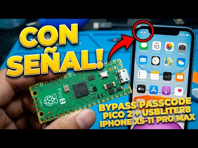 NEW METHOD! 🔓 iPhone 11 Passcode Bypass with signal | Raspberry Pico 2 | HFZ + usbliter8 | iOS 26.6