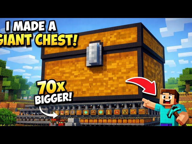 This chest can hold over 2,000,000 items in Minecraft Hardcore || Super sorter minecraft || 