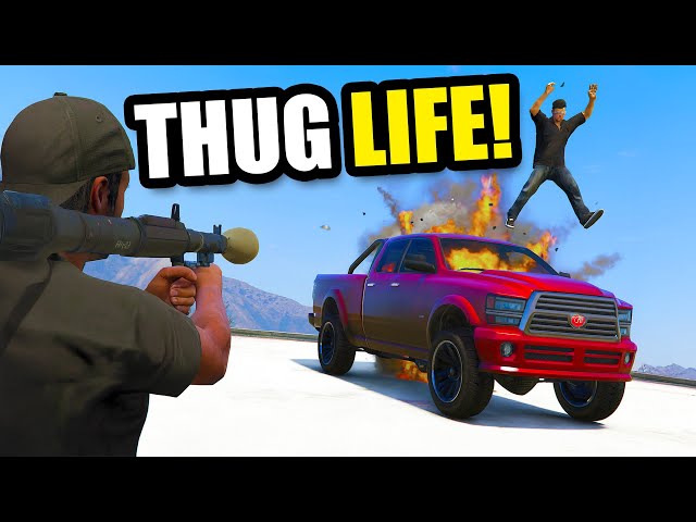 BEHIND THE SCENES OF GTA 5 THUG LIFE!
