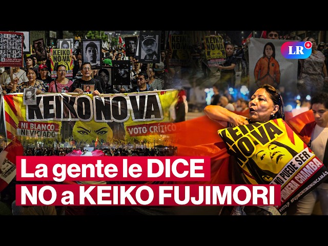 Así fue la marcha contra Keiko Fujimori en Lima y regiones | #LR