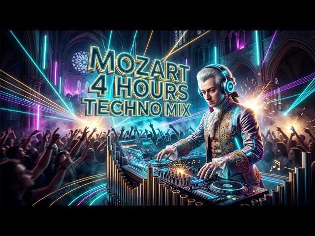 Mozart Techno Mix House | MORE 4 HOURS!! | Crossfit and Dance