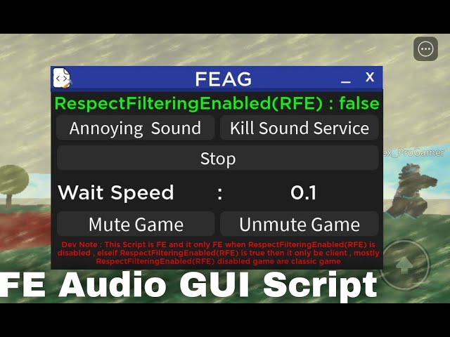 FE Audio GUI Script | Arceus X 2.0 Script