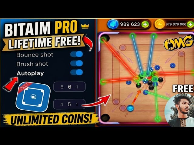 Carrom Pool Aim Hack 🔥 | Bitaim Hack Carrom Pool | Carrom Pool