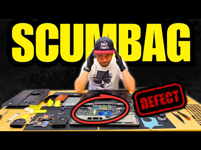 This SCUMBAG Sold a Broken Laptop...Let's Fix It.