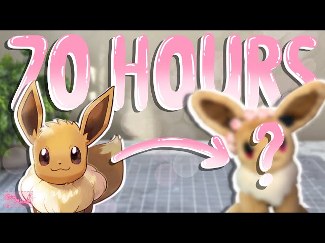Making the PERFECT Eevee plush! (I’m gonna regret this…🫠)
