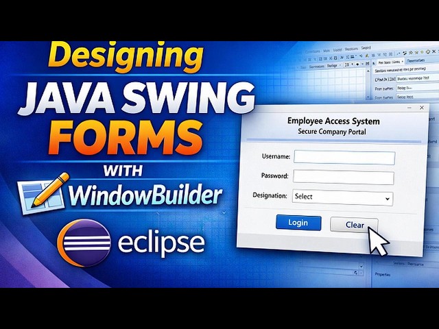Designing Java Swing Forms with WindowBuilder