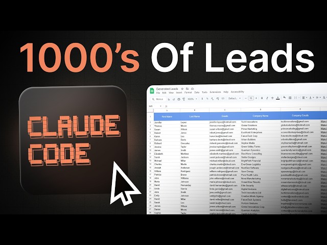 Claude Code Just Changed Lead Generation Forever (Tutorial + Use Cases)