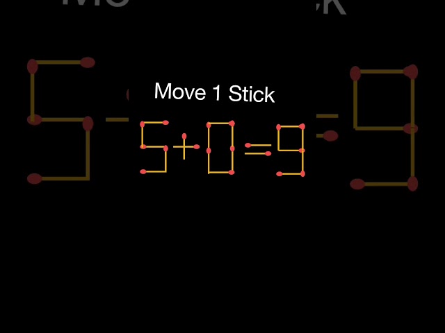 Math puzzle | Matchstick #math #puzzle #matchstick #shorts