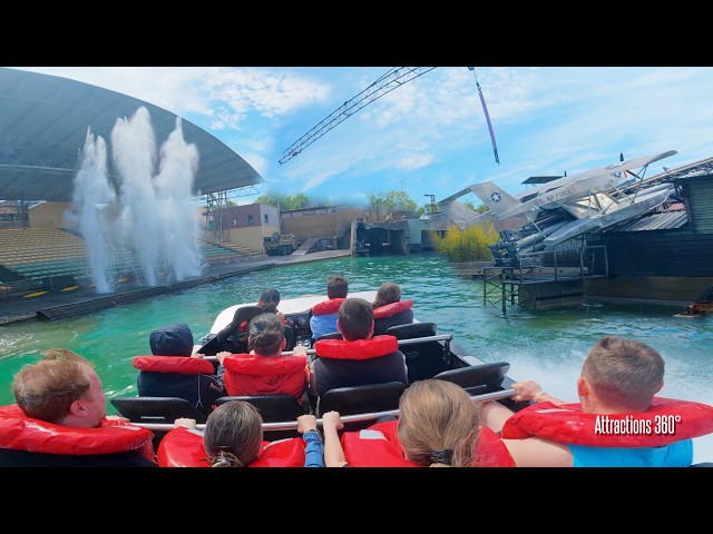INSANE Theme Park Boat Ride EVER with EPIC Action Effects All Around You! 2026