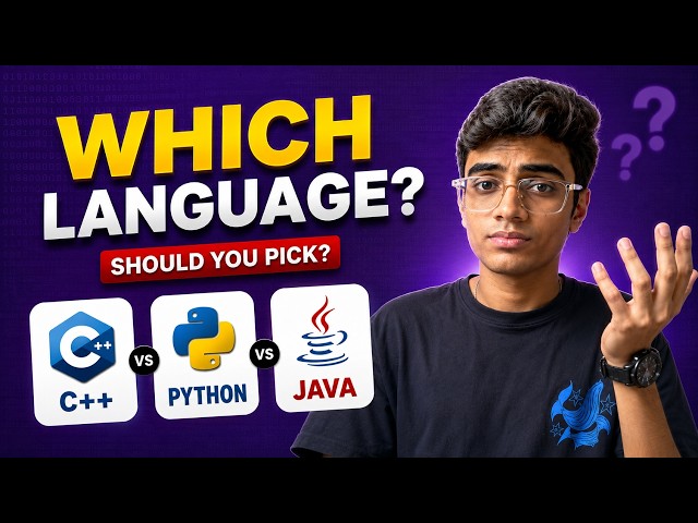 Which Programming Language Should You Learn in 2026? C++ vs Python vs Java