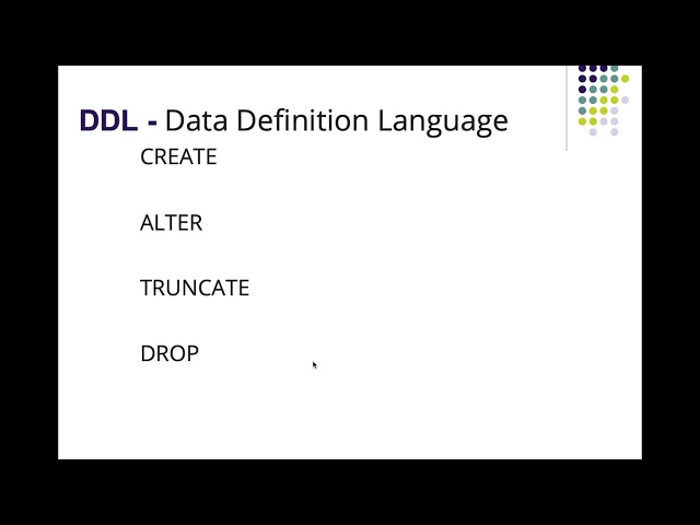 SQL Basics Course
