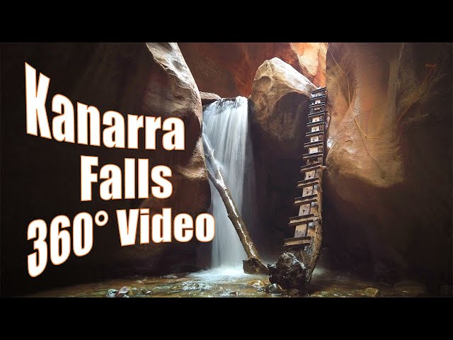 Virtual Hike to Kanarra Falls near Zion | 360-degrees Video VR (Insta360 One R 5.7K)