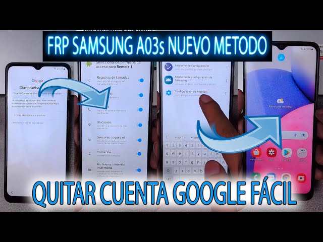 FRP SAMSUNG A03s NUEVO METODO QUITAR CUENTA GOOGLE SIN PC SIN PROGRAMAS A037M