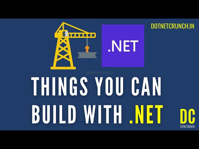 Things you can build with .NET #dotnet