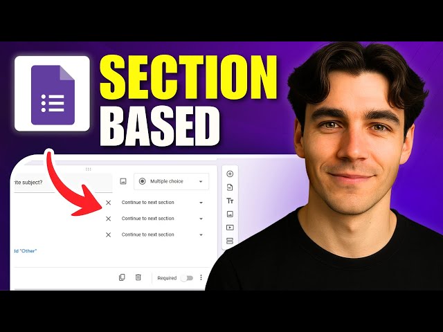 How To Go To Section Based On Answer In Google Forms (Tutorial 2026)