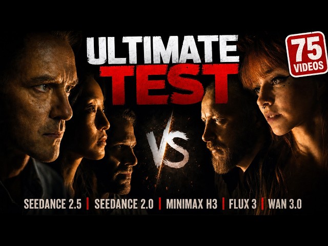 Seedance 2.5 vs 2.0 vs MiniMax H3 vs FLUX 3 vs Wan 3.0 | 75 AI Video Tests