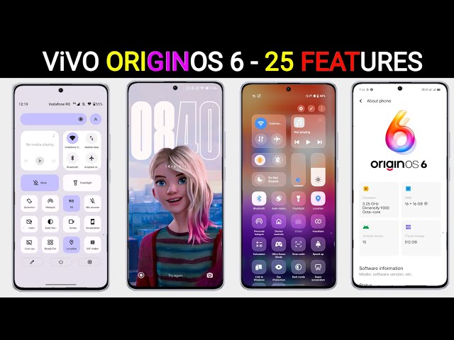 Vivo Origin OS 6 Update : Top 10 Hidden Features | Vivo Android 16 for Vivo V60,V40,V40 Pro,T4/Pro