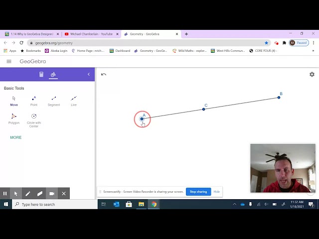 Geometry Lesson 12: Using GeoGebra - The Basics