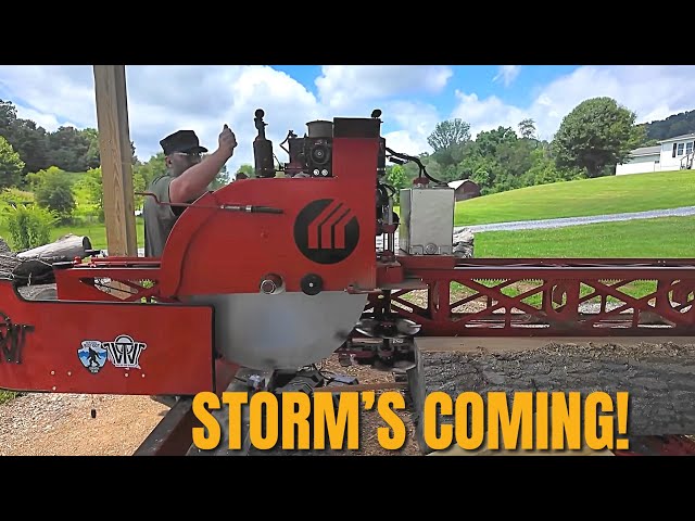 I Had to Beat the Storm to Finish This Sawmill Job