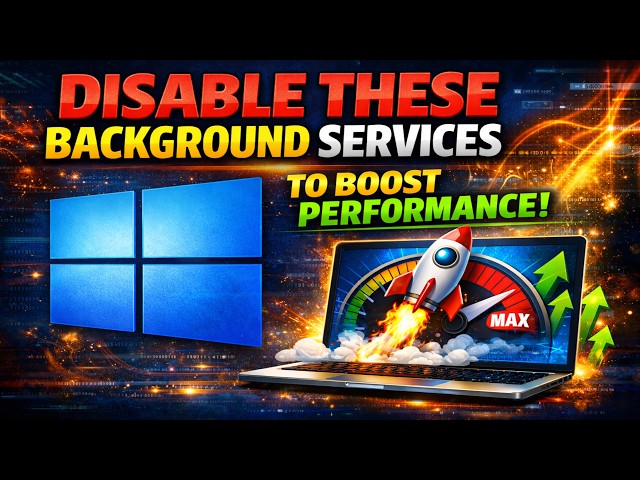Disable these 7 Background Services in Windows to Boost Performance!