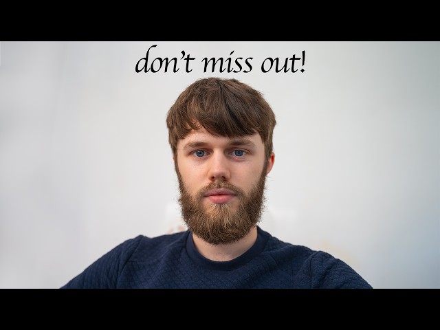 This if your last chance...