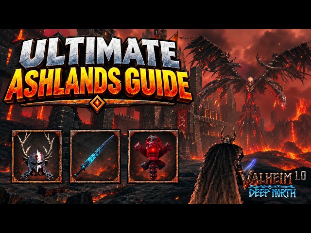 Valheim 1.0 EVERYTHING You NEED To Know About The Ashlands