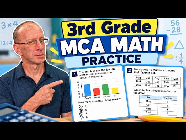 3rd Grade MCA Math Practice Review | Can You Solve These Questions?