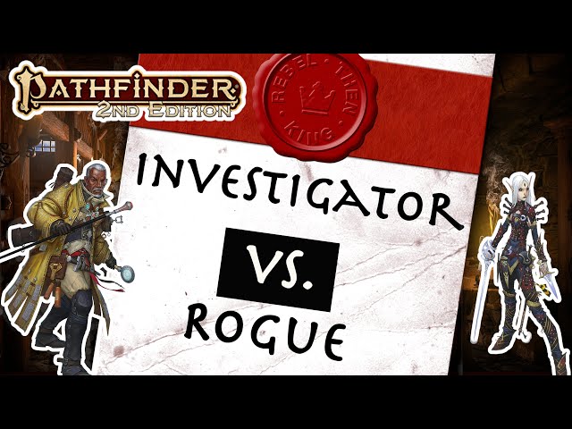 Investigator vs Rogue — Who's the Most Precise Striker in Pathfinder 2nd Edition?