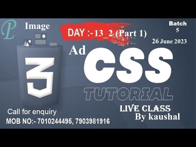 Advance CSS Day 2 | 26 June 2023 PART 1