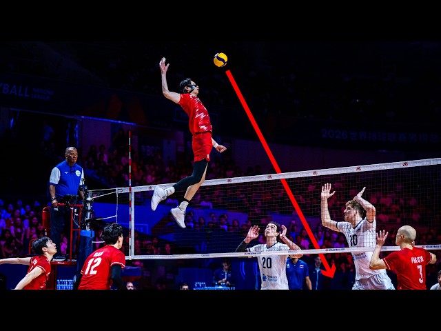 TOP 20 MONSTER Volleyball Spikes | VNL 2026