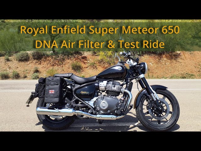 Royal Enfield Super Meteor 650 - DNA Air Filter & Test Ride
