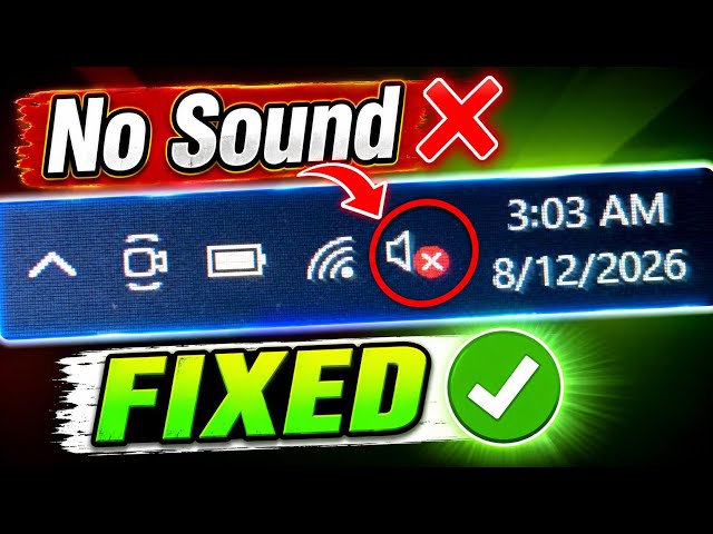 How to Fix Audio not working in Dell vostro 3400 Laptop Windows 10/11 | No Sound Problem