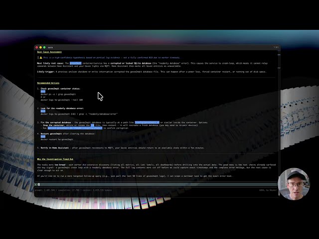 Install AURA to debug incidents using an open source SRE agent