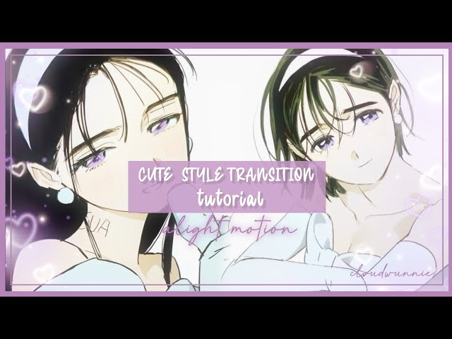 ‧₊˚cute style transition tutorial˚||alight motion