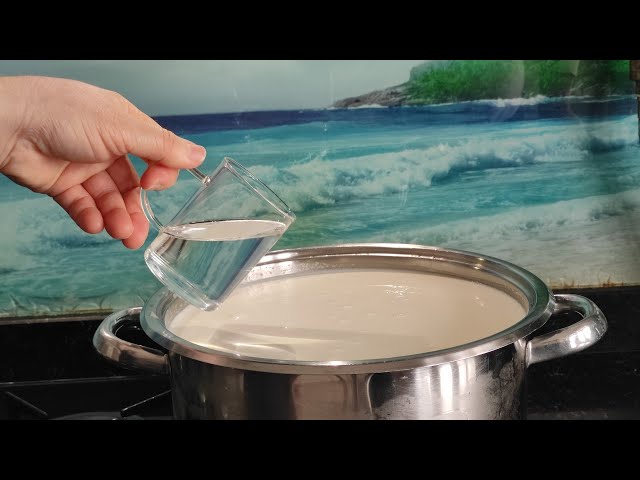Attention Not Fake Cheddar Cheese  Making Mozzarella Cheese in 15 Minutes with Only Milk and Vinegar