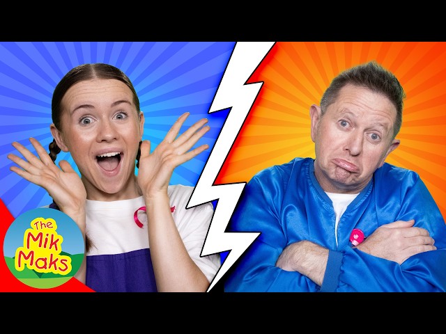 The Opposite Song | Learn Opposites | Kids Songs & Nursery Rhymes | The Mik Maks