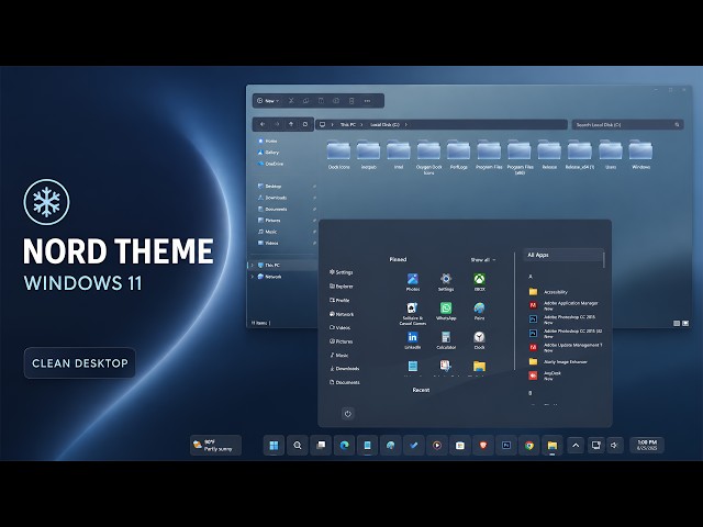 Customize Windows 11 with the Nord Theme (Windhawk Tutorial)