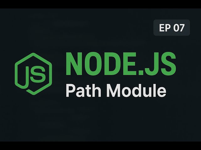 Node JS Path Module Explained | basename, dirname, extname & More