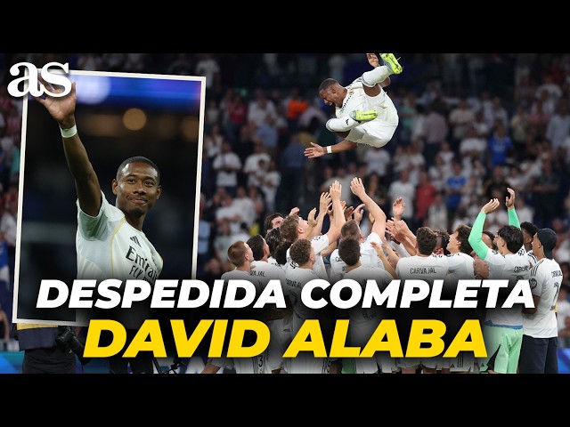 DAVID ALABA, DESPEDIDA completa del REAL MADRID en el SANTIAGO BERNABÉU | MADRID 4 - ATHLETIC CLUB 2