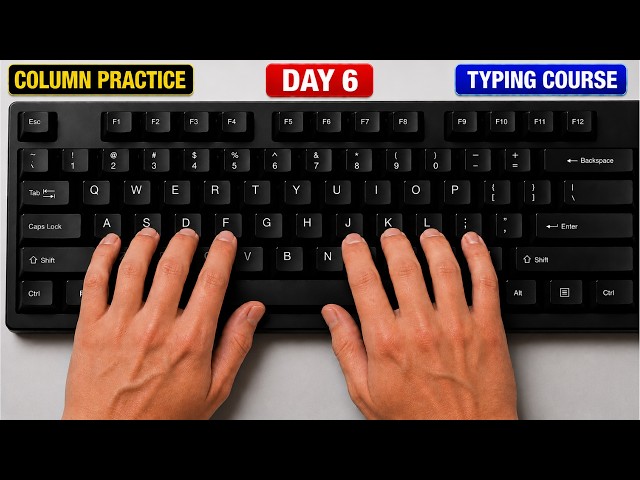 English Typing Course Day-6 | Free Typing Lessons | Touch Typing Course | EasyTech Class