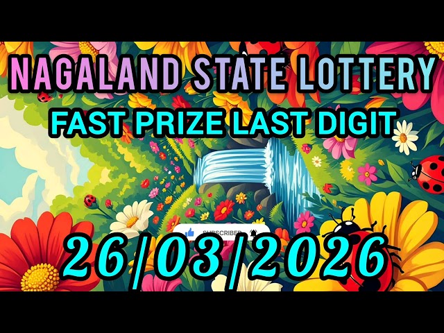 First Prize Last Digit 26/03/26 Nagaland State Lottery Target Number Lottery Sambad Target Number🎯