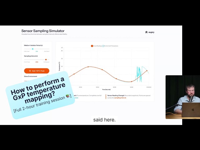 How to perform a GxP temperature mapping | Full training session