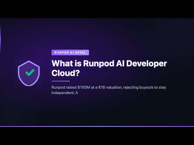 What is Runpod AI Developer Cloud?