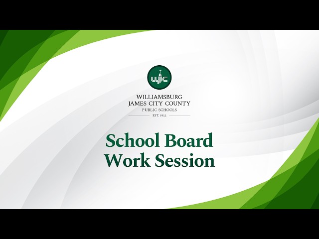 School Board Work Session from 6/2/2026