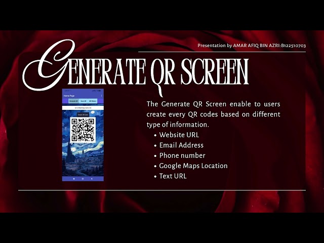 QR CODE GENERATOR AND READER DEVELOPMENT FOR ANDROID MOBILE APPLICATION