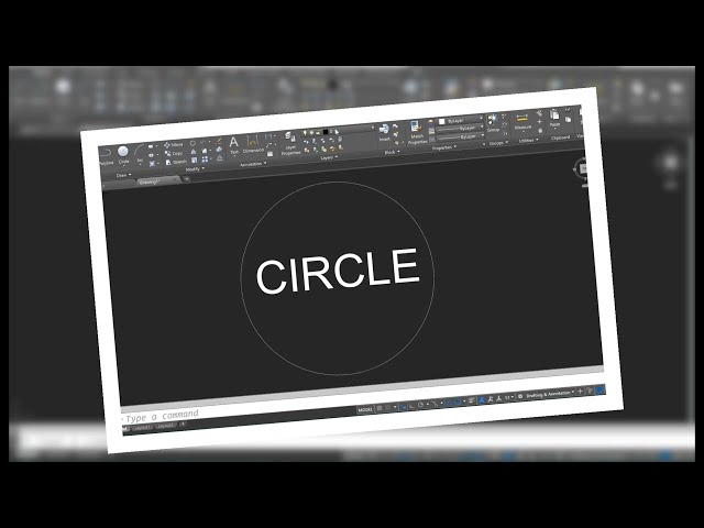 How to draw a CIRCLE in AutoCAD | Detailed tutorial on CIRCLE command in AutoCAD