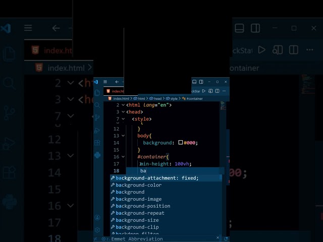Building a website background design using html and CSS | CSS Projects